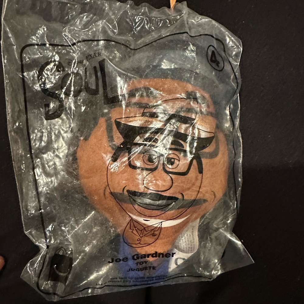 McDonald's Soul Joe Gardner plush toy figure Disney NEW